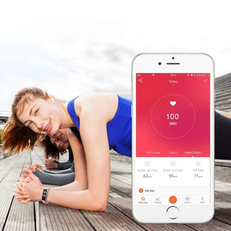Smart Športna Fitnes Watch | Multi-Funkcionalne Vode, ki so Dokaz Fitnes Tracker Zapestnico | Združljiv Z Obema Android in IOS Naprav 0